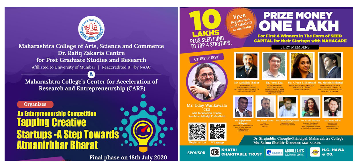 Tapping Creative Start-ups – A Step towards Atmanirbhar Bharat